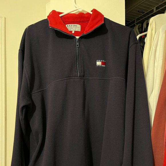 Tommy Hilfiger Quarter Zip Pullover Sweater - Picture 2 of 2